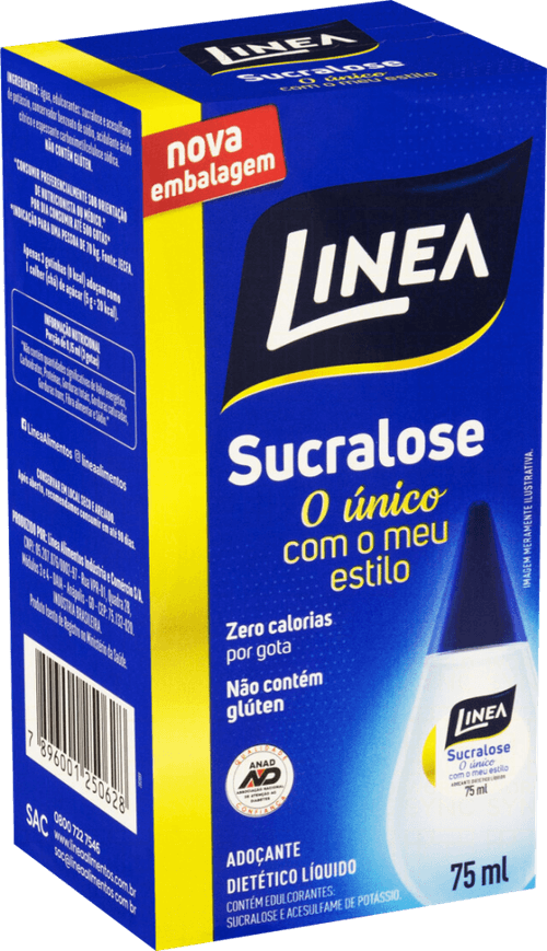 Adoçante Dietético Líquido Sucralose Linea Caixa 75ml