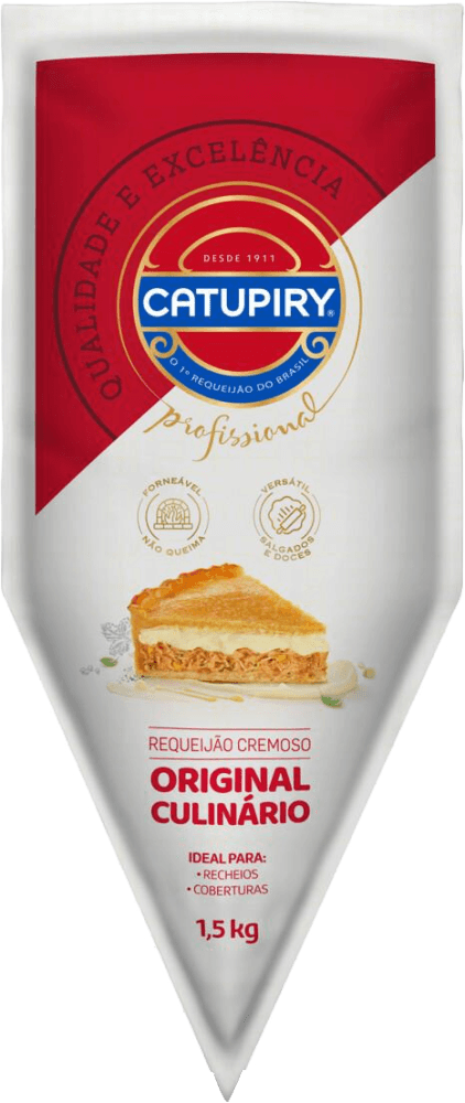 Requeijão Cremoso Original Uso Culinário Catupiry Profissional Bisnaga 1,5kg