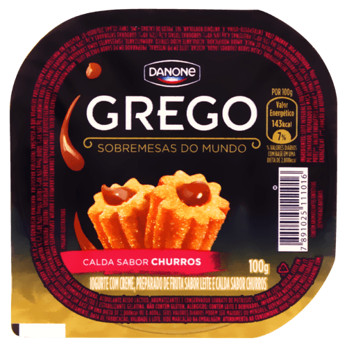Iogurte Grego Calda Churros Danone Pote 100g