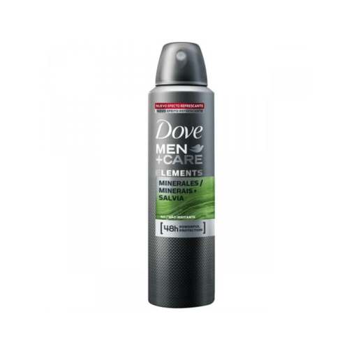 Antitranspirante Aerossol Minerais e Sálvia Powerful Protection 48h Dove Men+Care Elements 150ml Spray