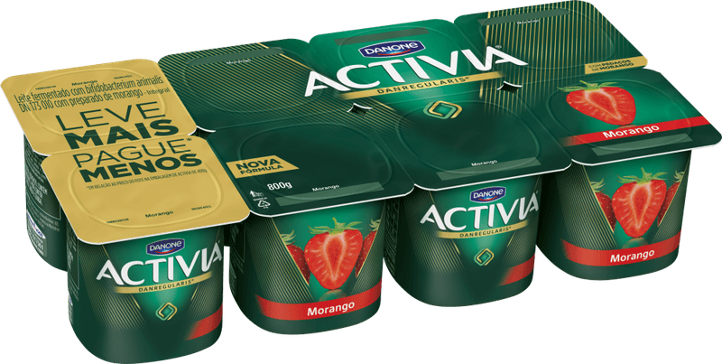 Leite-Fermentado-com-Bifidobacterium-Animalis-DN-173010-com-Preparado-de-Morango-Activia-Bandeja-800g-8-Unidades-de-100g-Cada