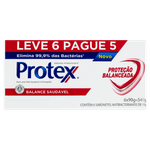 Sabonete-em-Barra-Antibacteriano-Protex-Balance-Saudavel-Envoltorio-540g-Leve-6-Pague-5-Unidades-de-90g-Cada