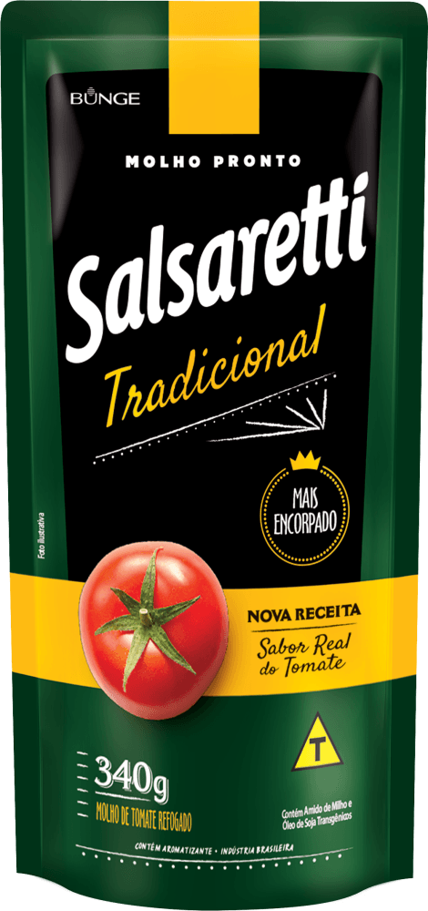 Molho de Tomate Salsaretti Tradicional Sache 340 g