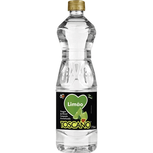 Vinagre de Álcool Aromatizado Limão Toscano Frasco 750ml