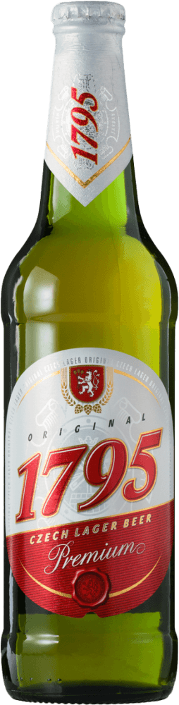 Cerveja Original Czech Lager Premium 1795 Garrafa 500ml