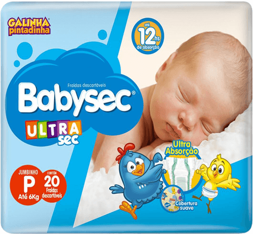 Fralda Descartável Babysec Ultra Sec G 8,5 a 12kg Pacote 16 Unidades