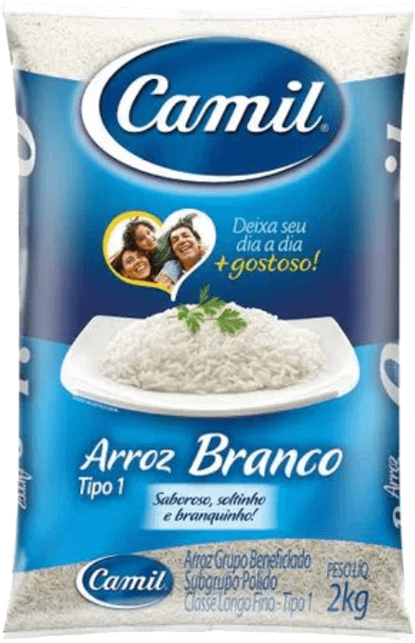 Arroz Branco Camil Pacote 2kg Tipo 1