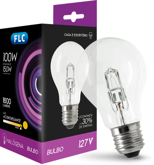 Lâmpada Halogena FLC 100W 127V