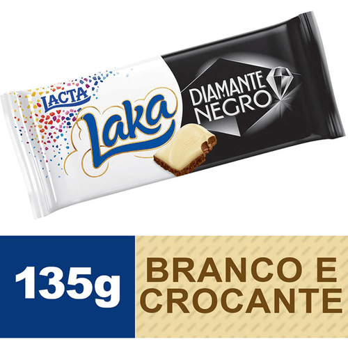 Chocolate Lacta Mix Laka e Diamante Negro Tablete 135 g