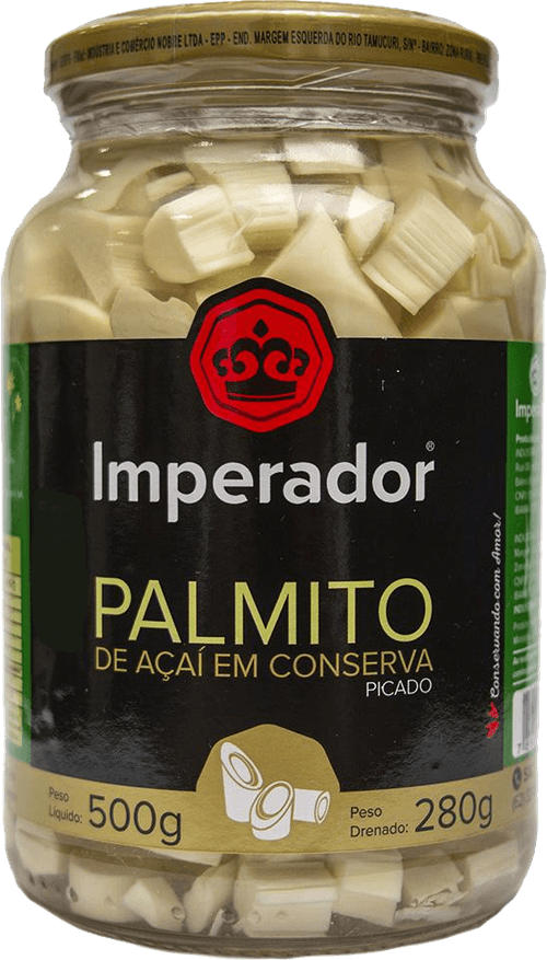 Palmito Picado Imperador Vidro 300g