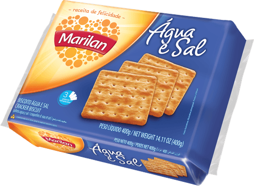 Bisc Salg Marilan 400g-Pc Agua/Sal