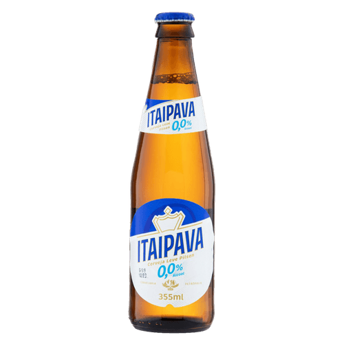 Cerveja Pilsen Zero Álcool Itaipava Garrafa 355ml