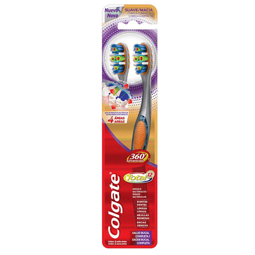 Escova Dental Colgate 360º Total 12 Embalagem Promocional Leve 2 Pague 1 Unidade