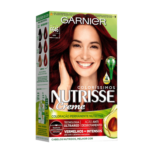 Tint Perm Nutrisse Colors Mascr Kit 6646 Fogo