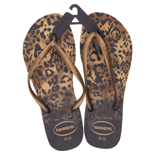 Sandália Ferrugem Slim Animals Havaianas Nº 35/36