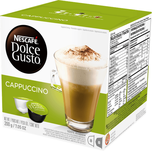 Café em Cápsula NESCAFÉ DOLCE GUSTO Cappuccino 16 Cápsulas