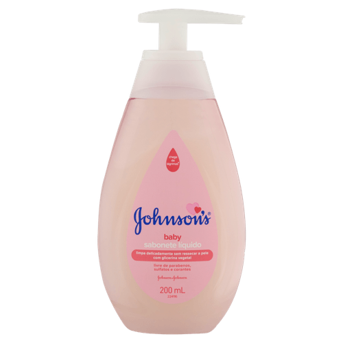 Sabonete Líquido Johnson's Baby Frasco 200ml