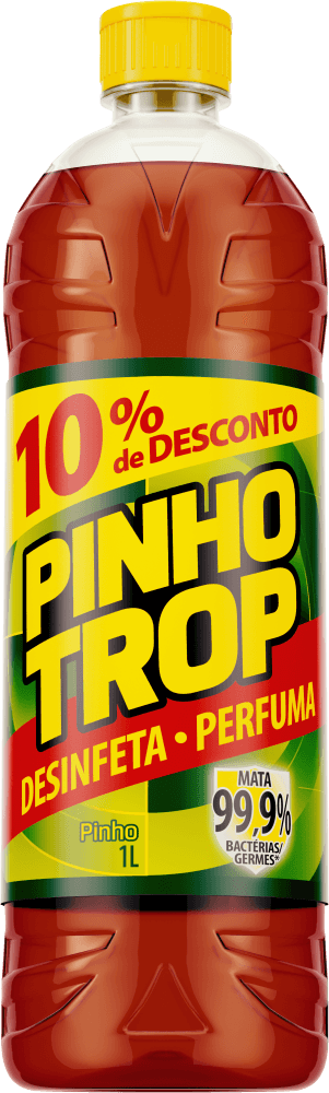 Desinfetante para Uso Geral Pinho Trop Frasco 1l Grátis 10% de Desconto