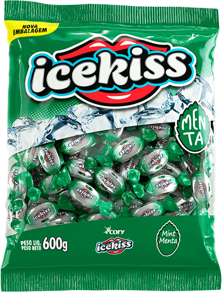 BALA DURA ICEKISS 600G-PC MENTA