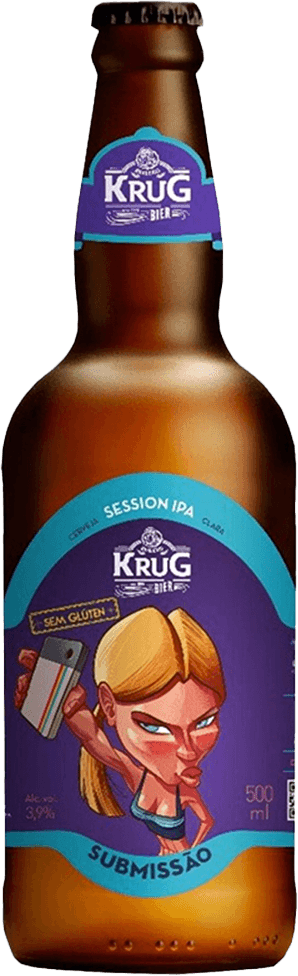 Cerveja Krug Submissão Session Ipa Sem Glúten 500 ml