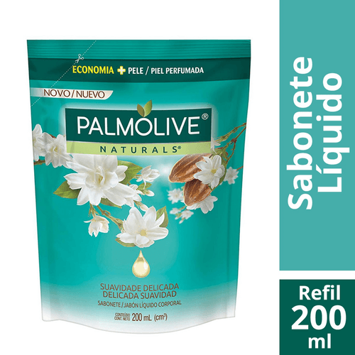 Sabonete Líquido Corporal Palmolive Naturals Suavidade Delicada 200ml