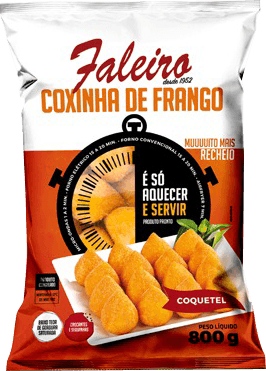 Coxinha Faleiro Mini Frango Pacote 800g