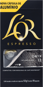 Cafe-em-Capsula-Torrado-e-Moido-Espresso-Onyx-L-or-Caixa-52g-10-Unidades