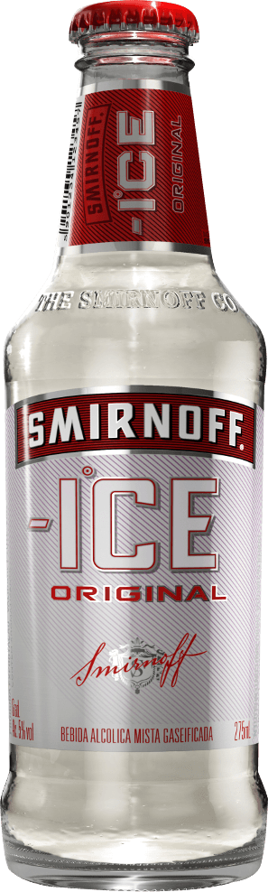 Vodka Ice Smirnoff 275ml Embalagem com 6 Unidades