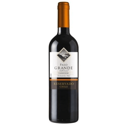 Vinho Chileno Paso Grande Reservado Carménère 750ml