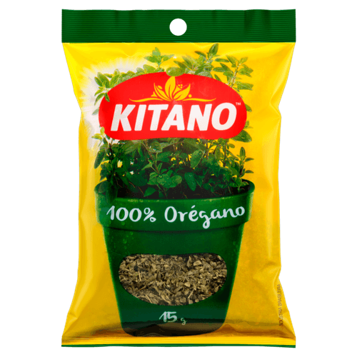 100% Orégano Kitano Pacote 15g