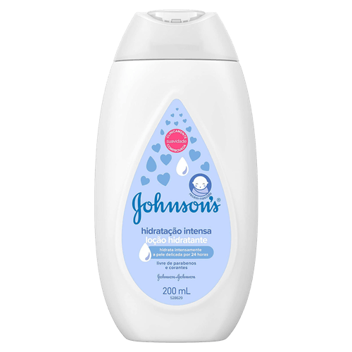 Loção Recém-Nascido Hidratante Johnson's Hidratação Intensa Frasco 200ml