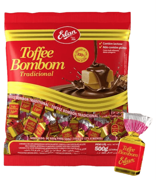 Bala Bombom Toffee Original Erlan