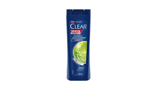 Shampoo Anticaspa Clear Men Controle e Alívio da Coceira Frasco 200ml