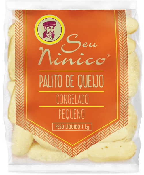 Palito de Queijo Seu Ninico Congelado Tradicional 1kg