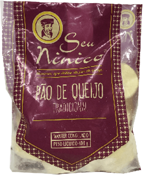 Pão de Queijo Seu Ninico Congelado Pacote 400g