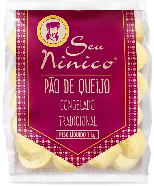 Pão de Queijo Seu Ninico Congelado Tradicional 1kg