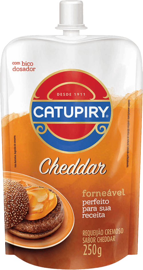 Requeijão Cremoso Cheddar Catupiry Squeeze 250g