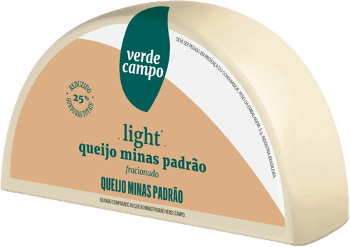 Queijo Minas Padrão Fracionado Light Verde Campo 450g