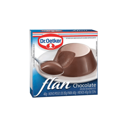 Pó para Flan Dr.Oetker Chocolate 30 g