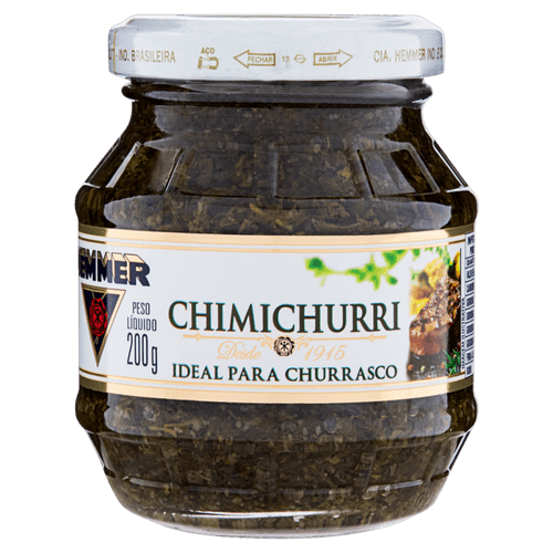 Molho Para Churrasco Chimichurri Hemmer Vidro 200g