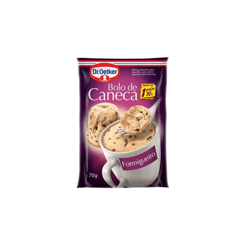 Mistura para Bolo de Caneca Dr.Oetker Formigueiro Envelope 70g