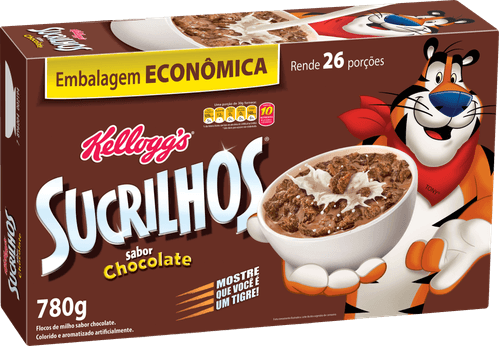 Cereal Matinal Kelloggs Sucrilhos Chocolate Caixa 780 g