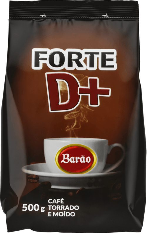 Café Torrado e Moído Forte D+ Pacote 500g