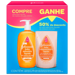 Sabonete-Liquido-Infantil-Johnson-s-Baby-Da-Cabeca-aos-Pes-400ml---50--Desconto-no-Refil-180ml