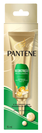 Ampola-de-Tratamento-Capilar-com-Perolas-Soluveis---Aminoacido-Pantene-Pro-V-Reconstrucao-Revitalizadora-Caixa-15ml