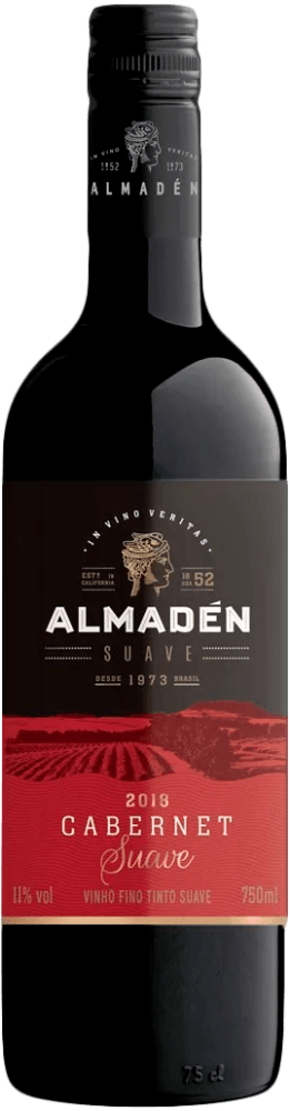 Vinho Brasileiro Tinto Suave Almadén Cabernet Campanha Garrafa 750ml