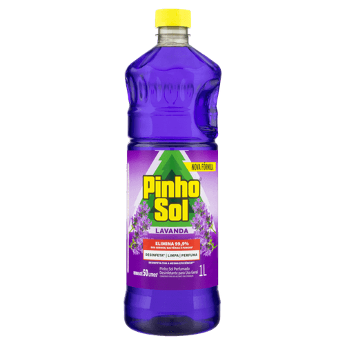 Desinfetante para Uso Geral Perfumado Lavanda Pinho Sol Frasco 1l