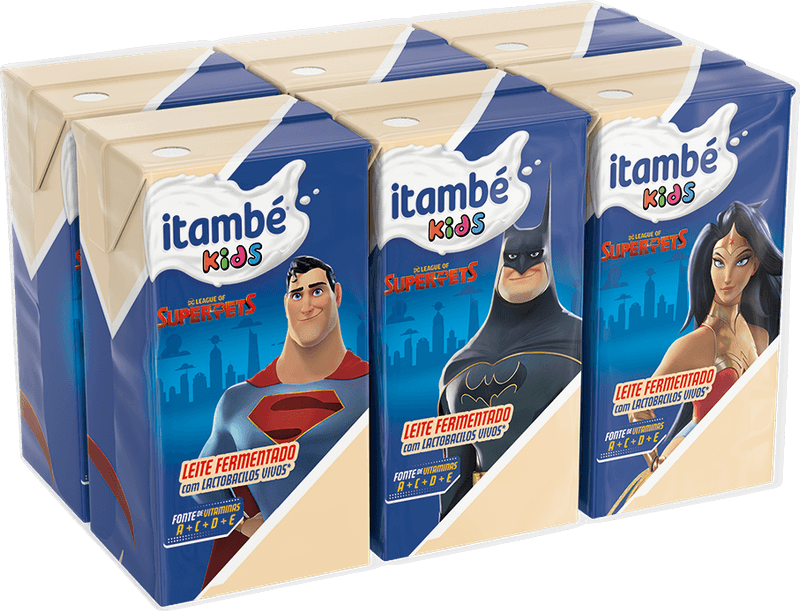 Leite-Fermentado-Desnatado-com-Preparado-de-Fruta-Laranja-Justice-League-Itambe-Kids-Caixa-6-Unidades-de-80g-Cada