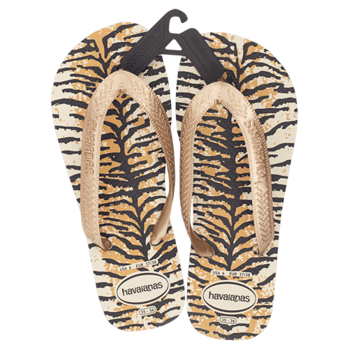 Sandália Havaianas Top Animals Bege+Rosê 1 par 35/36