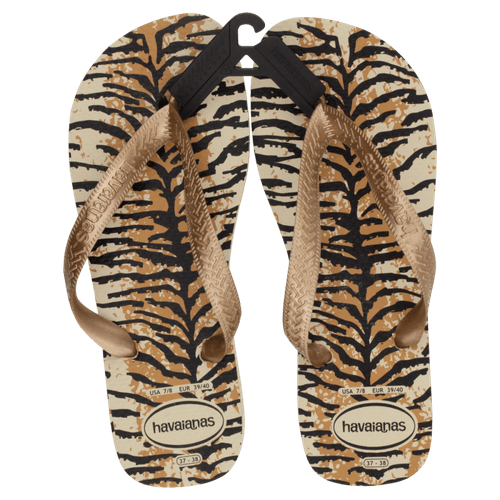 Sandália Havaianas Top Animals Bege+Rosê 1 par 37/38